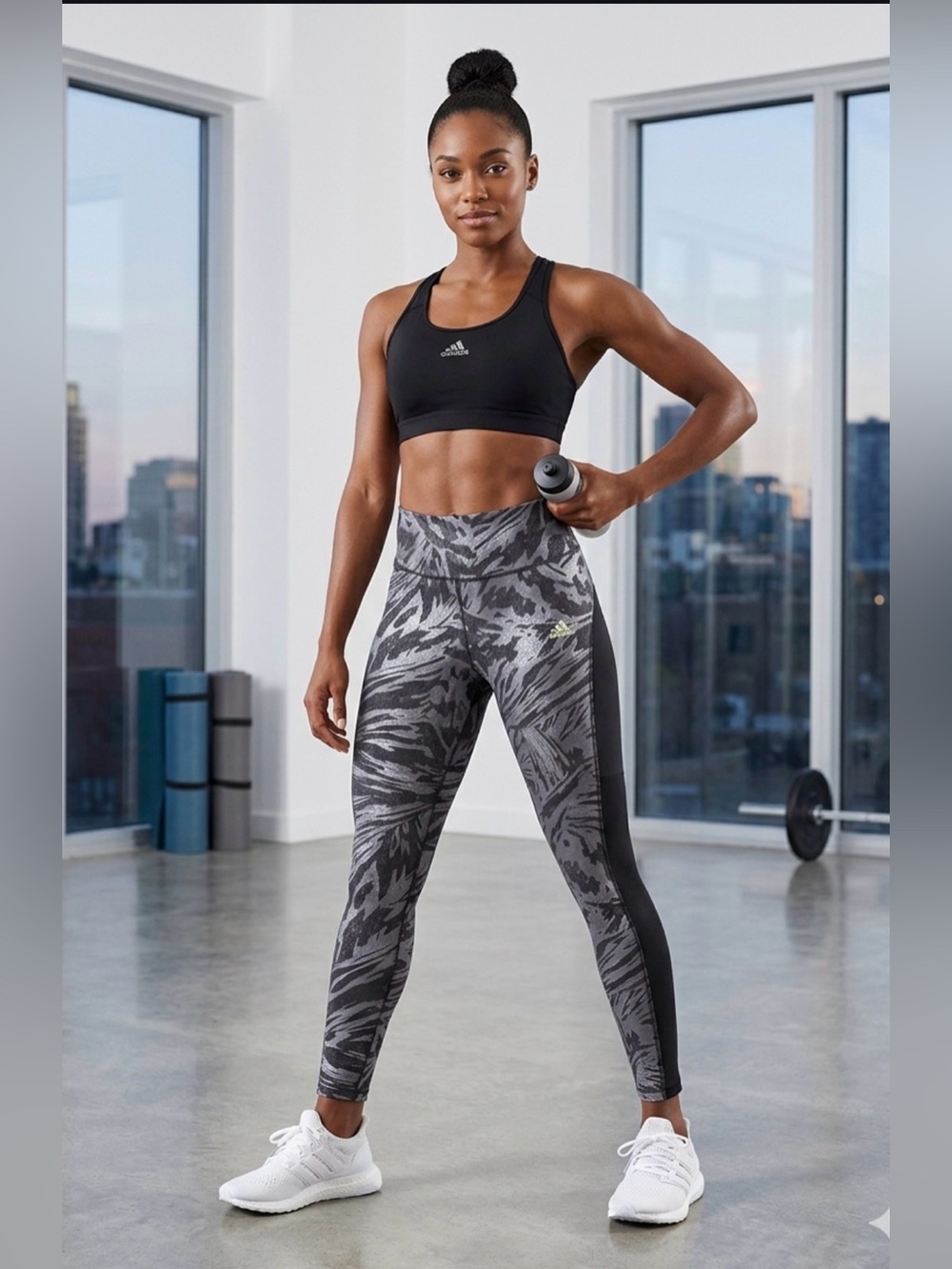 Adidas Primegreen AEROREADY Women’s High Rise Animal Print Leggings Abstract S